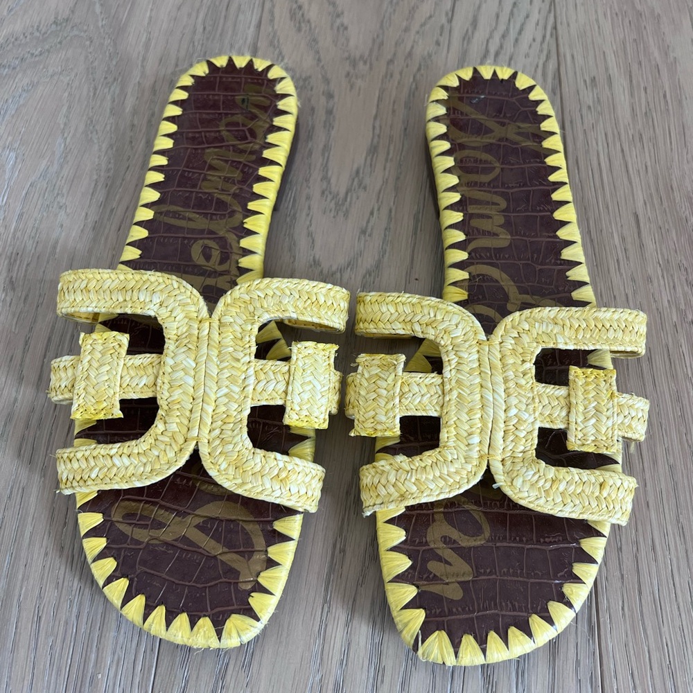 Sam Edelman Raffia Sandals (size 8)